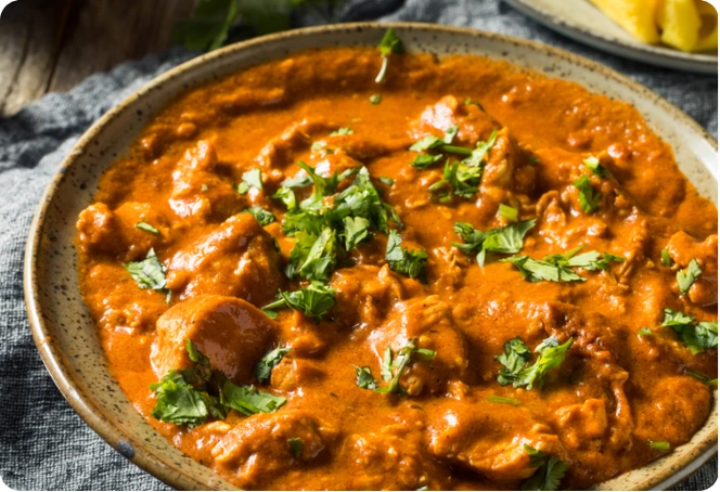 Delicious Chicken Tikka Masala - Signature Dish at RARA Kew