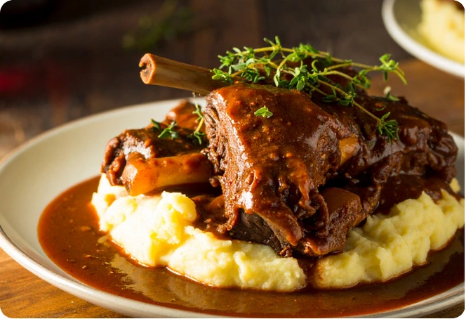 Delicious Lamb Shank - Signature Dish at RARA Kew